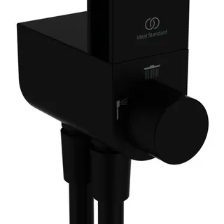 Ideal Standard Duschsystem Ceratwist Alu+ o.Arm., m.2 Ablagen,2F-HB u.2F-KB Silk Black – Bild 4