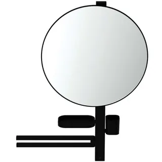 Ideal Standard Beauty Bar Accessoires-Kombi. Alu+ L800 mit Spiegel d:500mm Silk Black – Bild 2