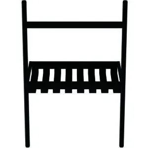 Ideal Standard bodenstehende Metallkonsole Conca 560x428x836mm Silk Black – Bild 2
