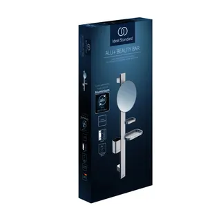 Ideal Standard Beauty Bar Accessoires-Kombi. Alu+ S700 mit Spiegel d:200mm Silver – Bild 4