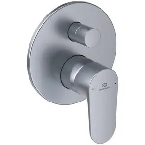 Ideal Standard Badearmatur UP Cerafine O, BS2, Rosette 163x163mm Silver