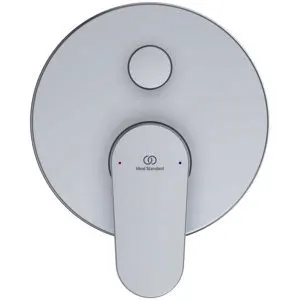 Ideal Standard Badearmatur UP Cerafine O, BS2, Rosette 163x163mm Silver – Bild 2