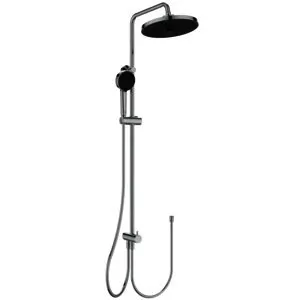 Ideal Standard Duschsystem Ceratwist 25+ o.Armatur mit 2F-HB und 2F-Kopfbrause Chrom