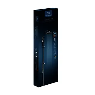 Ideal Standard Duschsystem Ceratwist 25+ o.Armatur mit 2F-HB und 2F-Kopfbrause Chrom – Bild 2