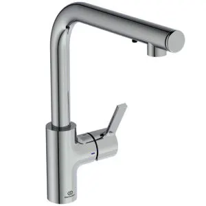 Ideal Standard Küchenarmatur Gusto iMX Ausld.232mm L-Auslauf mit Seife Chrom