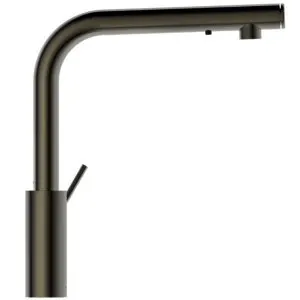 Ideal Standard Küchenarmatur Gusto iMX Ausld.232mm L-Auslauf mit Seife Silver Storm – Bild 3