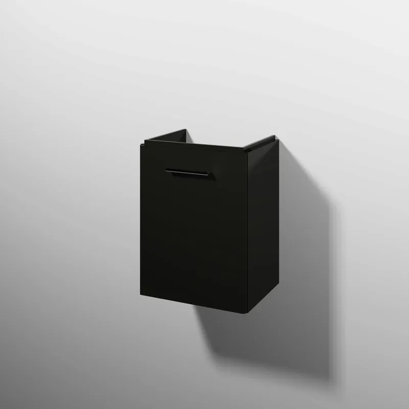 sanibel 5001 Waschtisch-Unterbau KF20079R Griff Tür rechts 432x575x345mm Anthrazit-Glanz