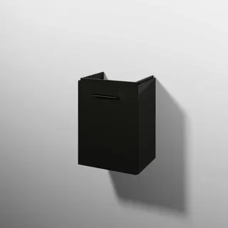 sanibel 5001 Waschtisch-Unterbau KF20079R Griff Tür rechts 432x575x345mm Anthrazit-Glanz – Bild 1
