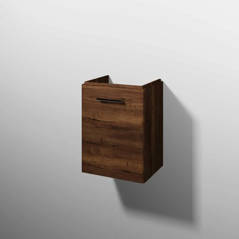 sanibel 5001 Waschtisch-Unterbau KF20050R Griff Tür rechts 432x575x345mm Eiche-Tabak