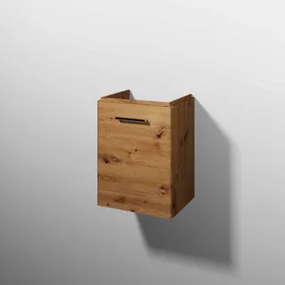 sanibel 5001 Waschtisch-Unterbau KF20085R Griff Tür rechts 432x575x345mm Eiche-Natural – Bild 1