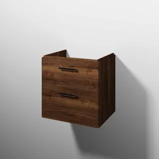 sanibel 5001 Waschtisch-Unterbau KF20250 Griff 2 Auszüge 575x575x455mm Eiche-Tabak