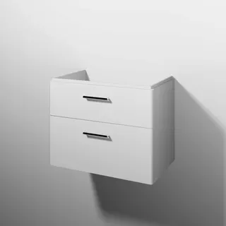 sanibel 5001 Waschtisch-Unterbau KF20401 Griff 2 Auszüge 730x575x455mm Weiß-Matt/Soft