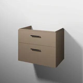 sanibel 5001 Waschtisch-Unterbau KF20467 Griff 2 Auszüge 730x575x455mm Sandgrau-Matt