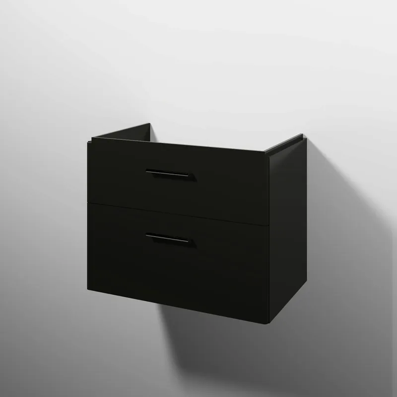 sanibel 5001 Waschtisch-Unterbau KF20479 Griff 2 Auszüge 730x575x455mm Anthrazit-Glanz