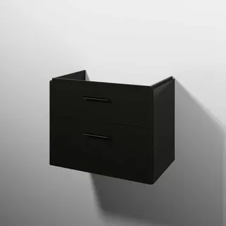 sanibel 5001 Waschtisch-Unterbau KF20479 Griff 2 Auszüge 730x575x455mm Anthrazit-Glanz – Bild 1