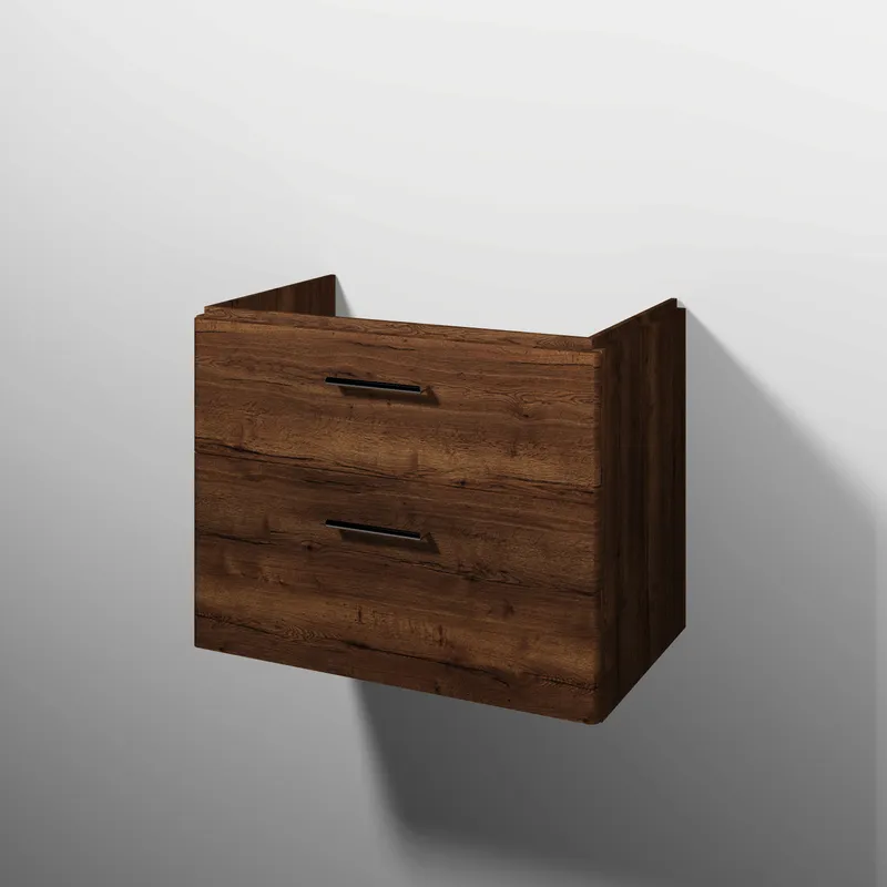 sanibel 5001 Waschtisch-Unterbau KF20450 Griff 2 Auszüge 730x575x455mm Eiche-Tabak