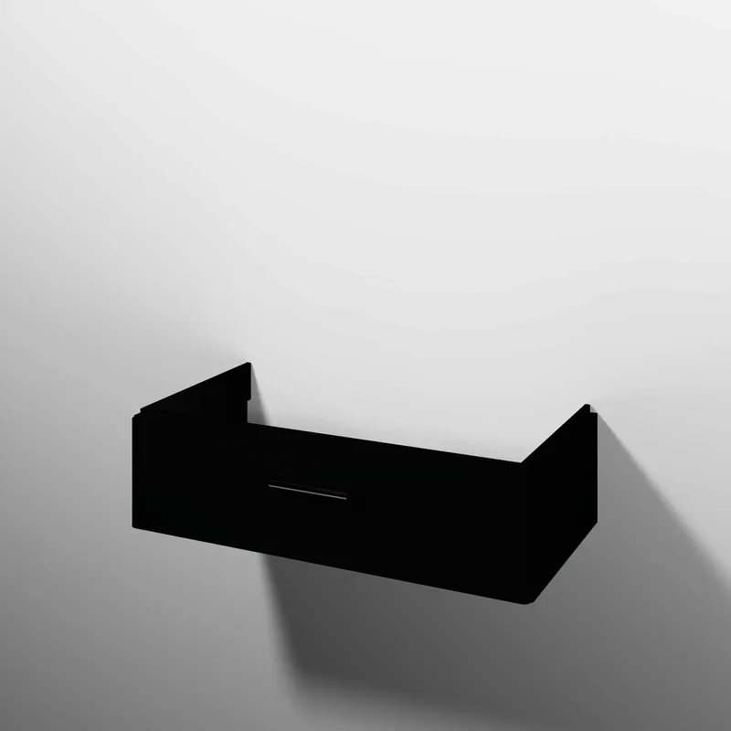 sanibel 5001 Waschtisch-Unterbau KF21508 Griff 1 Auszug 870x375x455mm Schwarz-Matt