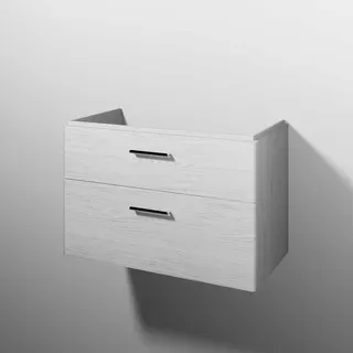 sanibel 5001 Waschtisch-Unterbau KF20655 Griff 2 Auszüge 870x575x455mm Linde-Hell – Bild 1