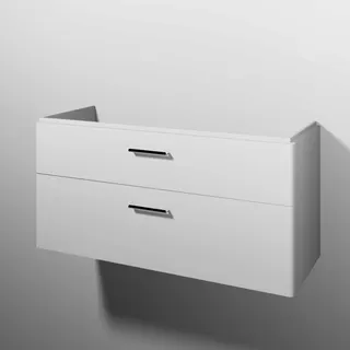 sanibel 5001 Waschtisch-Unterbau KF20801 Griff 2 Auszüge 1170x575x455mm Weiß-Matt/Soft – Bild 1