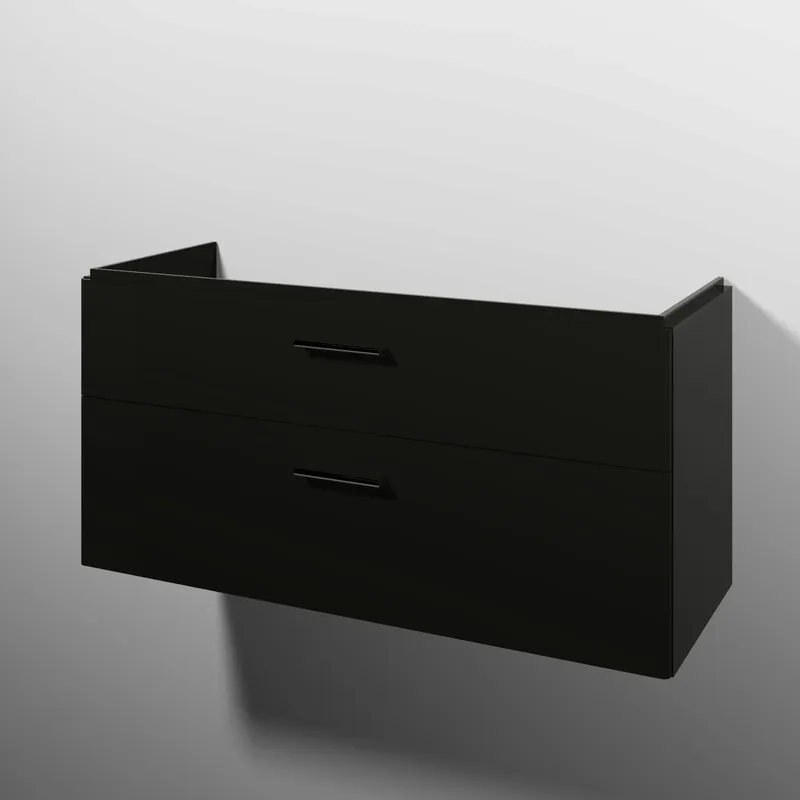 sanibel 5001 Waschtisch-Unterbau KF20879 Griff 2 Auszüge 1170x575x455mm Anthrazit-Glanz