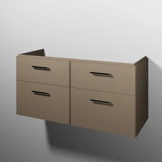 sanibel 5001 Waschtisch-Unterbau KF21867 Griff 4 Auszüge 1170x575x455mm Sandgrau-Matt