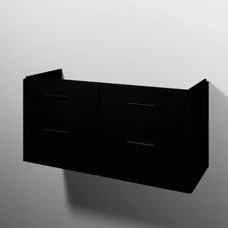 sanibel 5001 Waschtisch-Unterbau KF21808 Griff 4 Auszüge 1170x575x455mm Schwarz-Matt – Bild 1