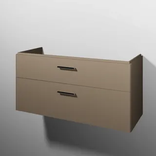 sanibel 5001 DWT-Unterbau KF21067 Griff 2 Auszüge 1170x575x455mm Sandgrau-Matt
