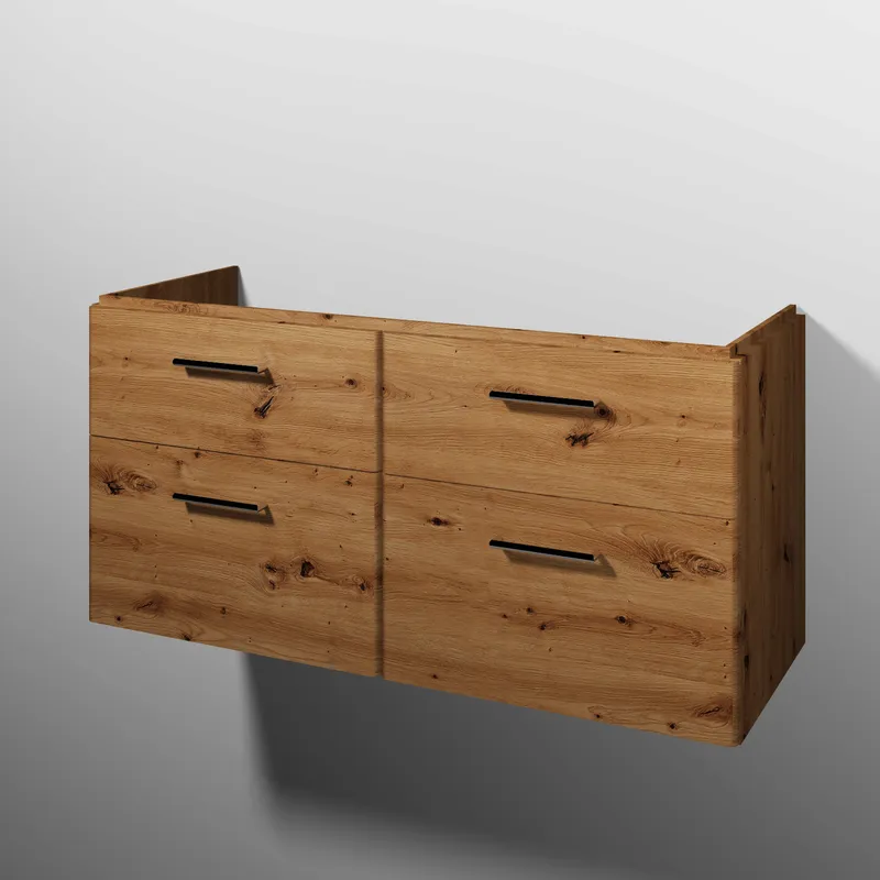 sanibel 5001 DWT-Unterbau KF22085 Griff 4 Auszüge 1170x575x455mm Eiche-Natural