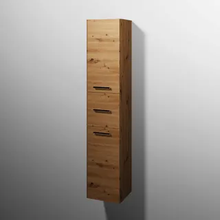 sanibel 5001 Hochschrank KF13085L Griff 2T/1AZ links 350x1743x340mm Eiche-Natural