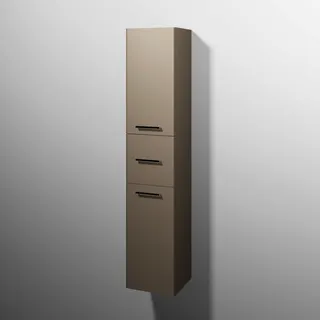 sanibel 5001 Hochschrank KF13067R Griff 2T/1AZ rechts 350x1743x340mm Sandgrau-Matt