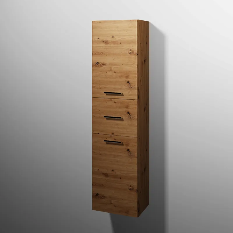 sanibel 5001 Hochschrank KF13585L Griff 2T/1AZ links 450x1743x340mm Eiche-Natural