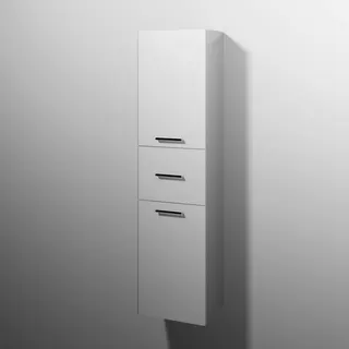 sanibel 5001 Hochschrank KF13578R Griff 2T/1AZ rechts 450x1743x340mm Weiß-Glanz