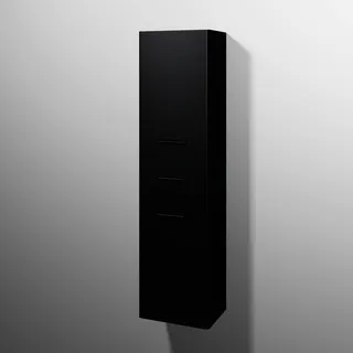 sanibel 5001 Hochschrank KF13508R Griff 2T/1AZ rechts 450x1743x340mm Schwarz-Matt
