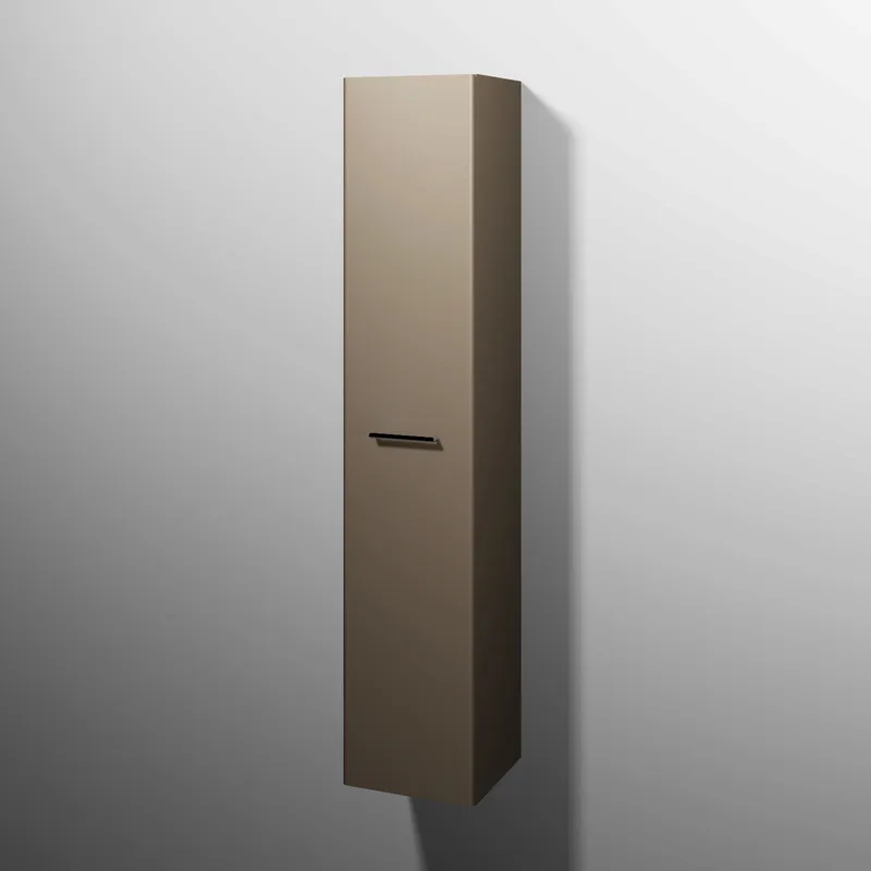 sanibel 5001 Hochschrank KF10067 Griff drehbar 1T 350x1743x340mm Sandgrau-Matt