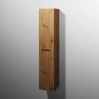 sanibel 5001 Hochschrank KF10085 Griff drehbar 1T 350x1743x340mm Eiche-Natural – Bild 1