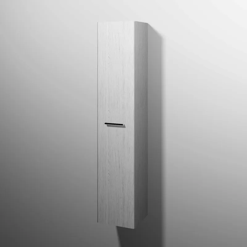 sanibel 5001 Hochschrank KF10055 Griff drehbar 1 Tür 350x1743x340mm Linde-Hell