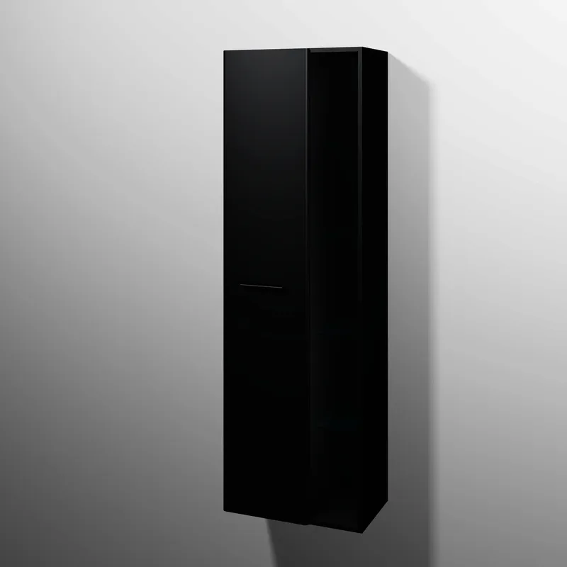 sanibel 5001 Stauraumschr. KF12008 Griff drehbar 1T 550x1743x340mm Schwarz-Matt