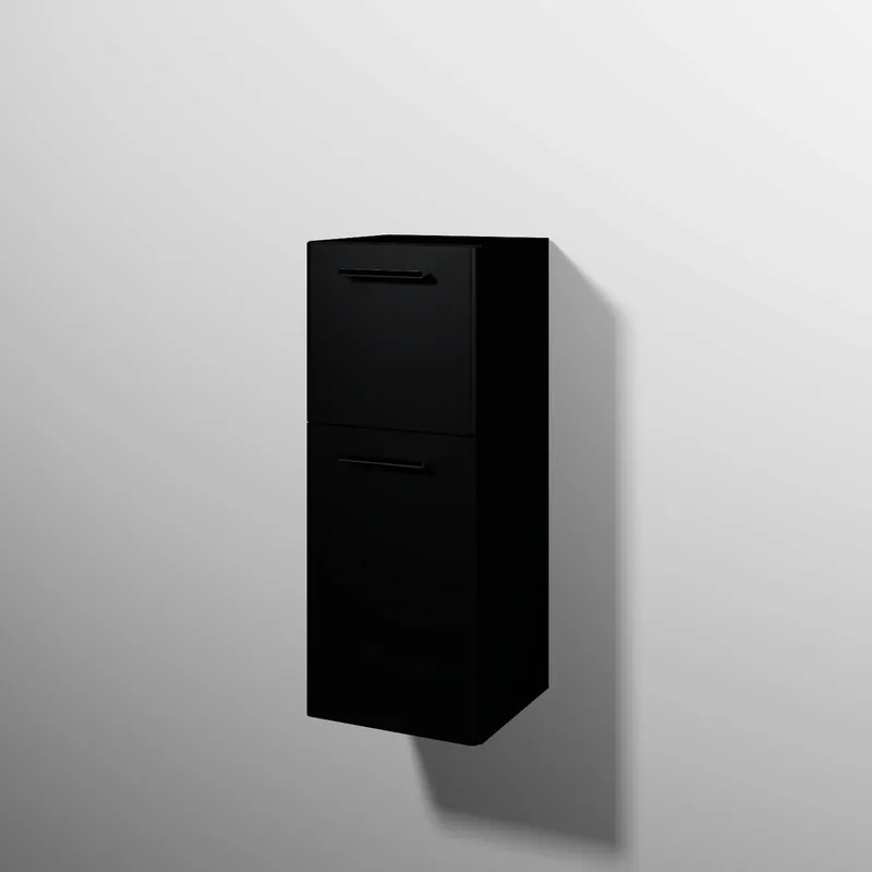 sanibel 5001 Mittelschr. KF12608R Griff 1T/1AZ rechts 350x872x340mm Schwarz-Matt