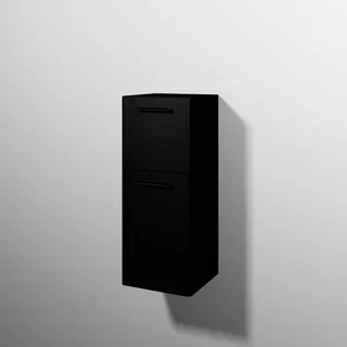 sanibel 5001 Mittelschr. KF12608R Griff 1T/1AZ rechts 350x872x340mm Schwarz-Matt – Bild 1