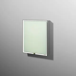 sanibel 5001 Spiegelschrank AB03043 LED Alu 1 Tür links 600x741x168mm Weiß-Soft