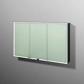 sanibel 5001 Spiegelschrank AB03679 LED Alu 3 Türen 1200x750x168mm Anthrazit-Gl.