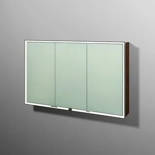 sanibel 5001 Spiegelschrank AB03685 LED Alu 3 Türen 1200x750x168mm Eiche-Natural