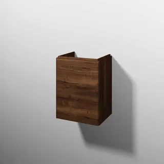 sanibel 5001 Waschtisch-Unterbau KF50050L Push Tür links 432x575x345mm Eiche-Tabak – Bild 1