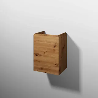 sanibel 5001 Waschtisch-Unterbau KF50085L Push Tür links 432x575x345mm Eiche-Natural