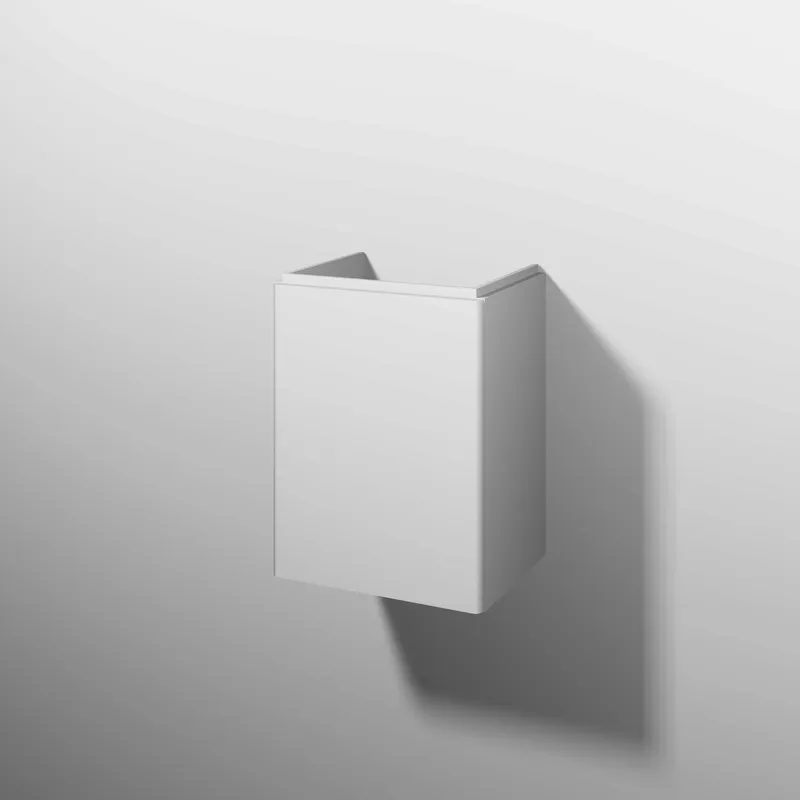 sanibel 5001 Waschtisch-Unterbau KF50001R Push Tür rechts 432x575x345mm Weiß-Matt/Soft