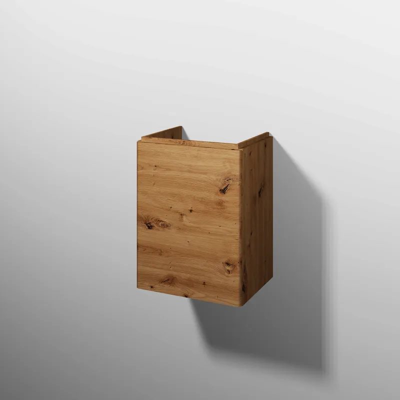sanibel 5001 Waschtisch-Unterbau KF50085R Push Tür rechts 432x575x345mm Eiche-Natural