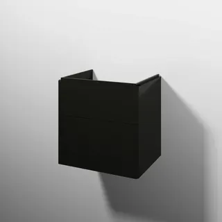 sanibel 5001 Waschtisch-Unterbau KF50279 Push 2 Auszüge 575x575x455mm Anthrazit-Glanz – Bild 1