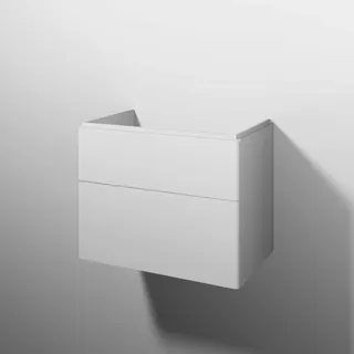sanibel 5001 Waschtisch-Unterbau KF50401 Push 2 Auszüge 730x575x455mm Weiß-Matt/Soft