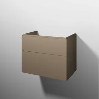sanibel 5001 Waschtisch-Unterbau KF50467 Push 2 Auszüge 730x575x455mm Sandgrau-Matt