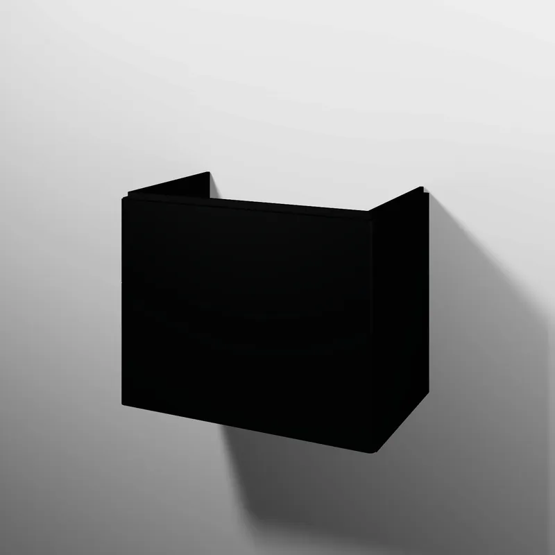 sanibel 5001 Waschtisch-Unterbau KF50408 Push 2 Auszüge 730x575x455mm Schwarz-Matt
